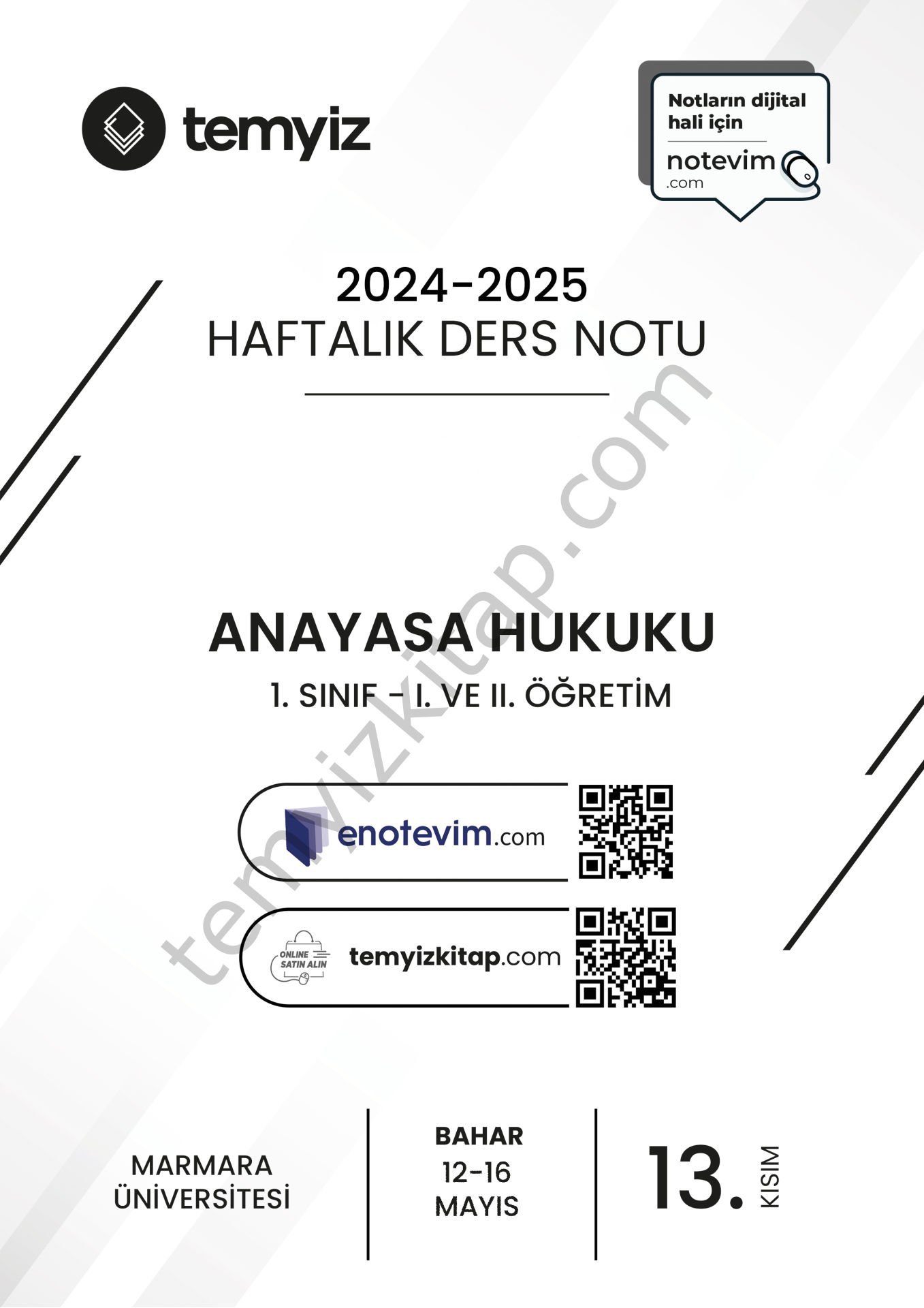 Anayasa Hukuku 24-25 Bahar 13