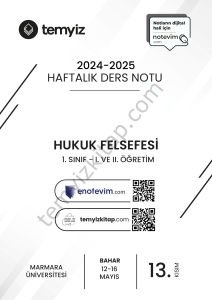 Hukuk Felsefesi 24-25 Bahar 13