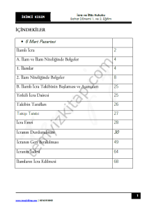 İcra ve İflas Hukuku 22-23 Bahar 2