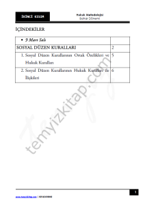 Kocatepe Üniversitesi Hukuk Metodolojisi 22-23 Bahar 2