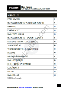 İdare Hukuku 2024-2025 Güz Dönemi Efsane Seri