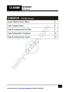 İş Hukuku 24-25 Bahar 13
