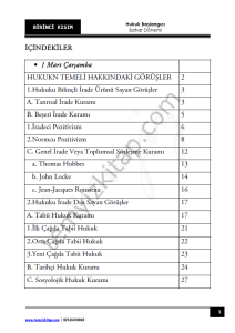 Sakarya Üniversitesi Hukuk Başlangıcı 22-23 Bahar 1