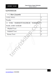 Sakarya Üniversitesi Ceza Hukuku Genel Hükümler 22-23 Bahar 1