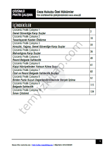 Ceza Hukuku Özel Hükümler 2024-2025 Bahar Dönemi Çözümlü Pratik Kitapçığı-Çıkmış Sorular