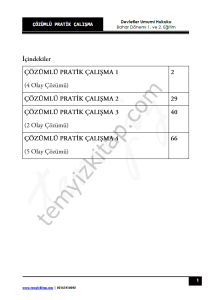 Devletler Umumi Hukuku 2023 Bahar Dönemi Pratik Kitapçığı