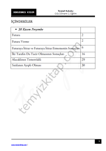 Ticaret Hukuku 2.Öğretim 23-24 Güz 9