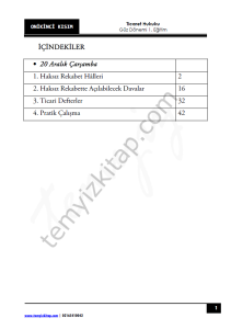 Ticaret Hukuku 1.Öğretim 23-24 Güz 12