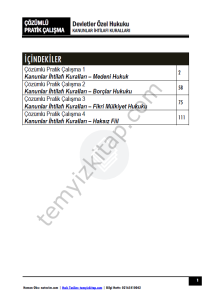 Devletler Özel Hukuku 2023-2024 Güz Dönemi Çözümlü Pratik Kitapçığı