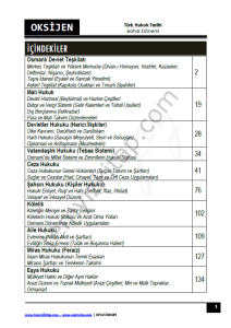 Türk Hukuk Tarihi 2024-2025 Bahar Dönemi Oksijen Seri