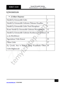 Sosyal Güvenlik Hukuku 22-23 Bahar 3