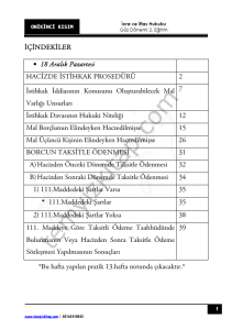 İcra ve İflas Hukuku 2.Öğretim 23-24 Güz 12