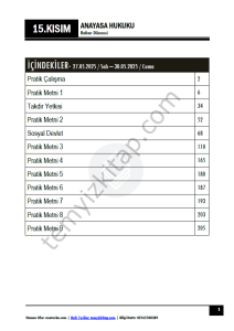 Anayasa Hukuku 24-25 Bahar 15