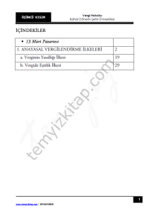 Şehir Üniversitesi Vergi Hukuku 22-23 Bahar 3