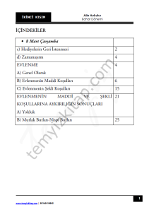 Kocatepe Üniversitesi Aile Hukuku 22-23 Bahar 2