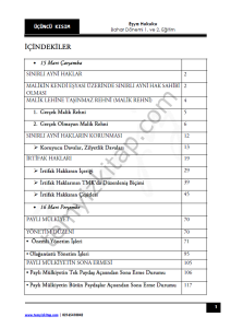 Eşya Hukuku 22-23 Bahar 3