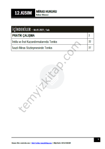 Miras Hukuku 24-25 Bahar 12