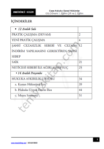 Ceza Hukuku Genel Hükümler 1.Öğretim Çift ve 2.Öğretim 23-24 Güz 11