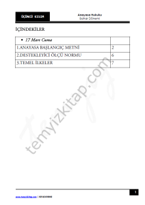 Kırıkkale Üniversitesi Anayasa Hukuku 22-23 Bahar 3