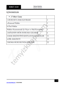 Kırıkkale Üniversitesi Roma Hukuku 22-23 Bahar 3