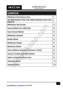Devletler Özel Hukuku 2024-2025 Bahar Dönemi Oksijen Seri