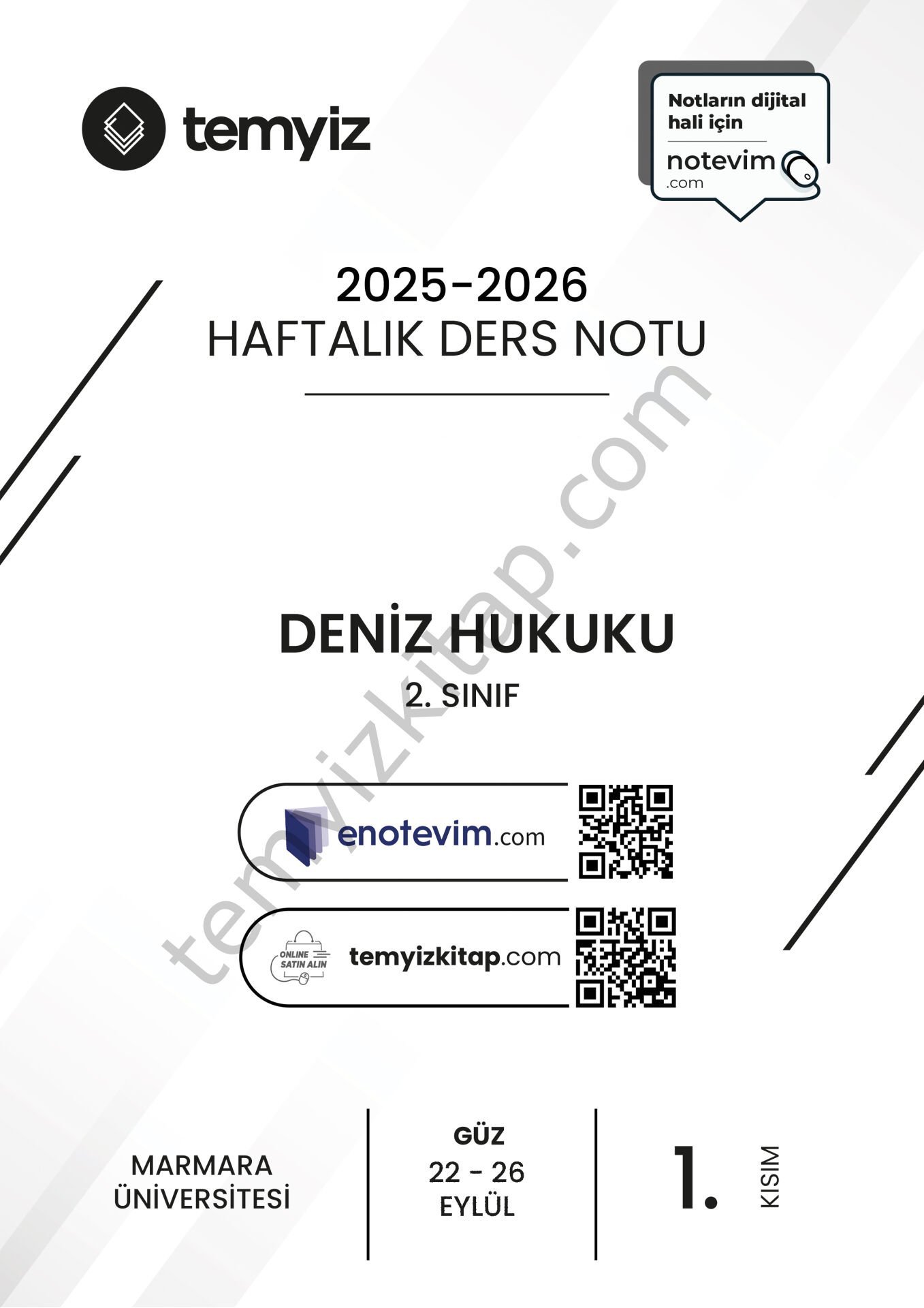 Deniz Hukuku 25-26 Güz 1