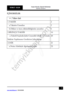 Kocatepe Üniversitesi Ceza Hukuku Genel Hükümler  22-23 Bahar 2