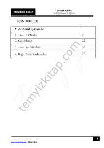 Ticaret Hukuku 1.Öğretim 23-24 Güz 13