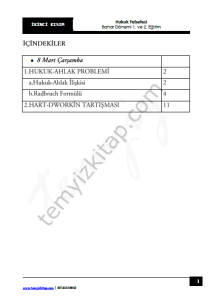 Hukuk Felsefesi 22-23 Bahar 2