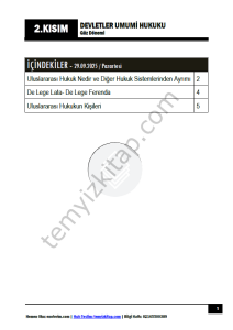 Devletler Umumi Hukuku 25-26 Güz 2