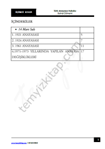 Kocatepe Üniversitesi Türk Anayasa Hukuku 22-23 Bahar 3