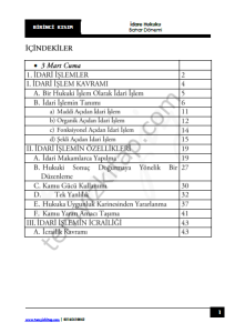 Sakarya Üniversitesi İdare Hukuku 22-23 Bahar 1