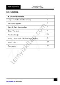 Ticaret Hukuku 2.Öğretim 23-24 Güz 11