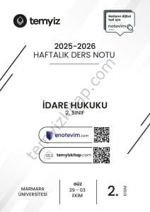 İdare Hukuku 25-26 Güz 2