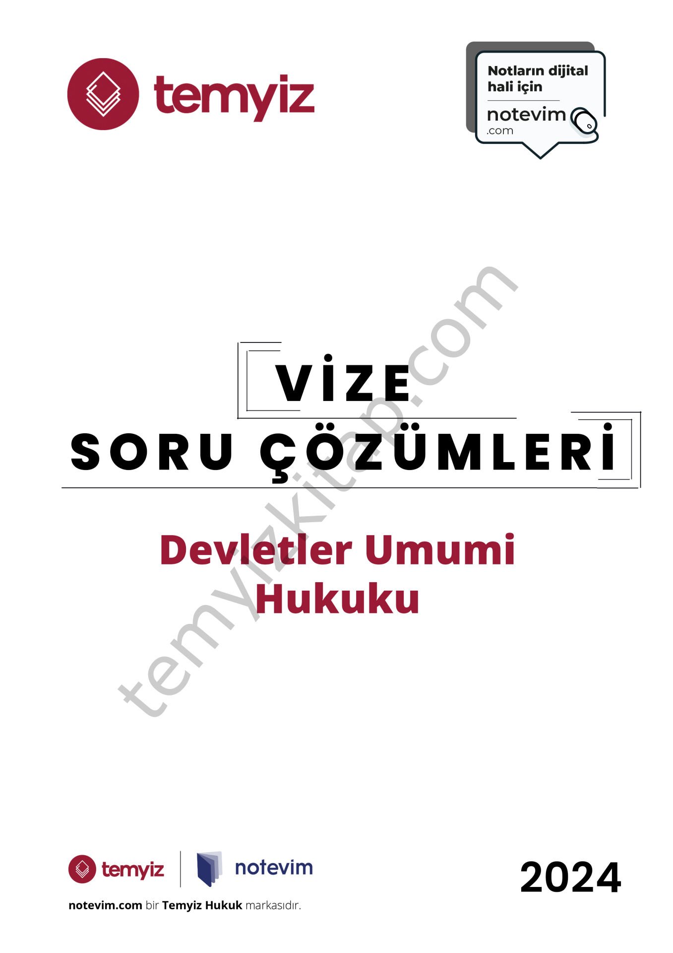 Devletler Umumi Hukuku 2024 Vize Çözümleri