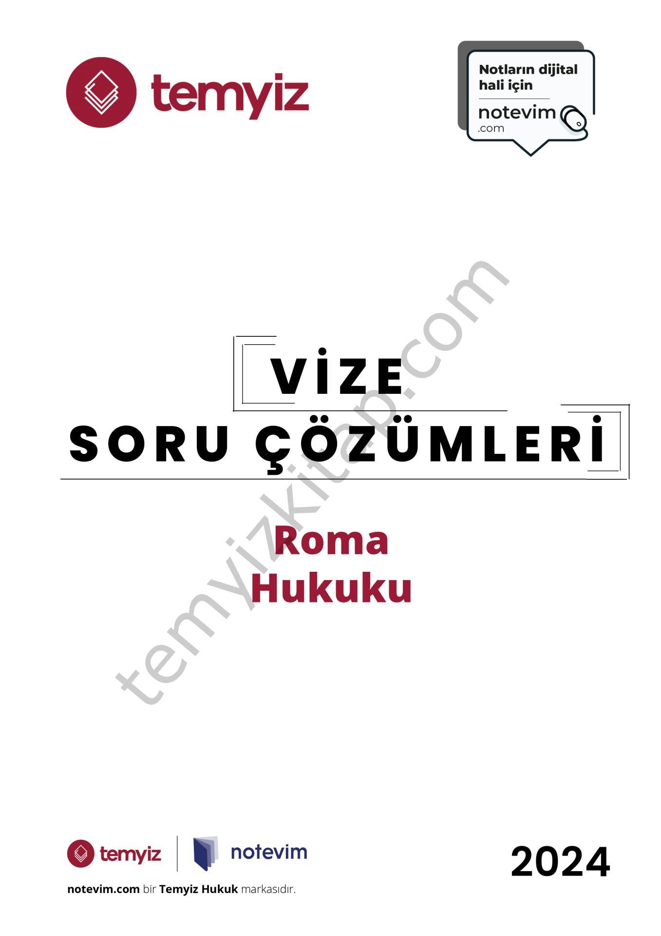Roma Hukuku 2024 Vize Çözümleri