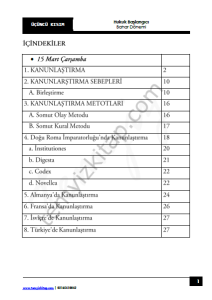 Sakarya Üniversitesi Hukuk Başlangıcı 22-23 Bahar 3