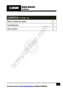 Miras Hukuku 25-26 Güz 3