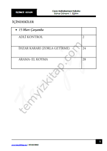 Ceza Muhakemesi Hukuku 1.Öğretim 22-23 Bahar 3