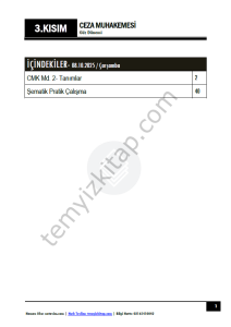 Ceza Muhakemesi Hukuku 25-26 Güz 3