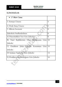 Kocatepe Üniversitesi Şirketler Hukuku 22-23 Bahar 3