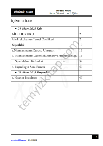 Medeni Hukuk 22-23 Bahar 4