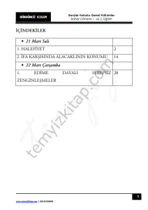 Borçlar Hukuku Genel Hükümler 22-23 Bahar 4