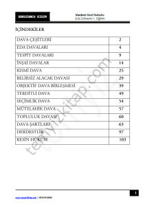 Medeni Usul Hukuku 1.Öğretim 23-24 Güz 9