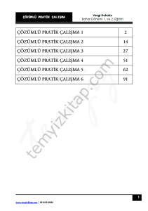 Vergi Hukuku 2023 Bahar Dönemi Pratik Kitapçığı