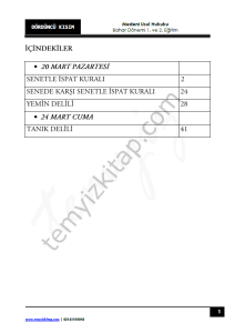Medeni Usul Hukuku 22-23 Bahar 4