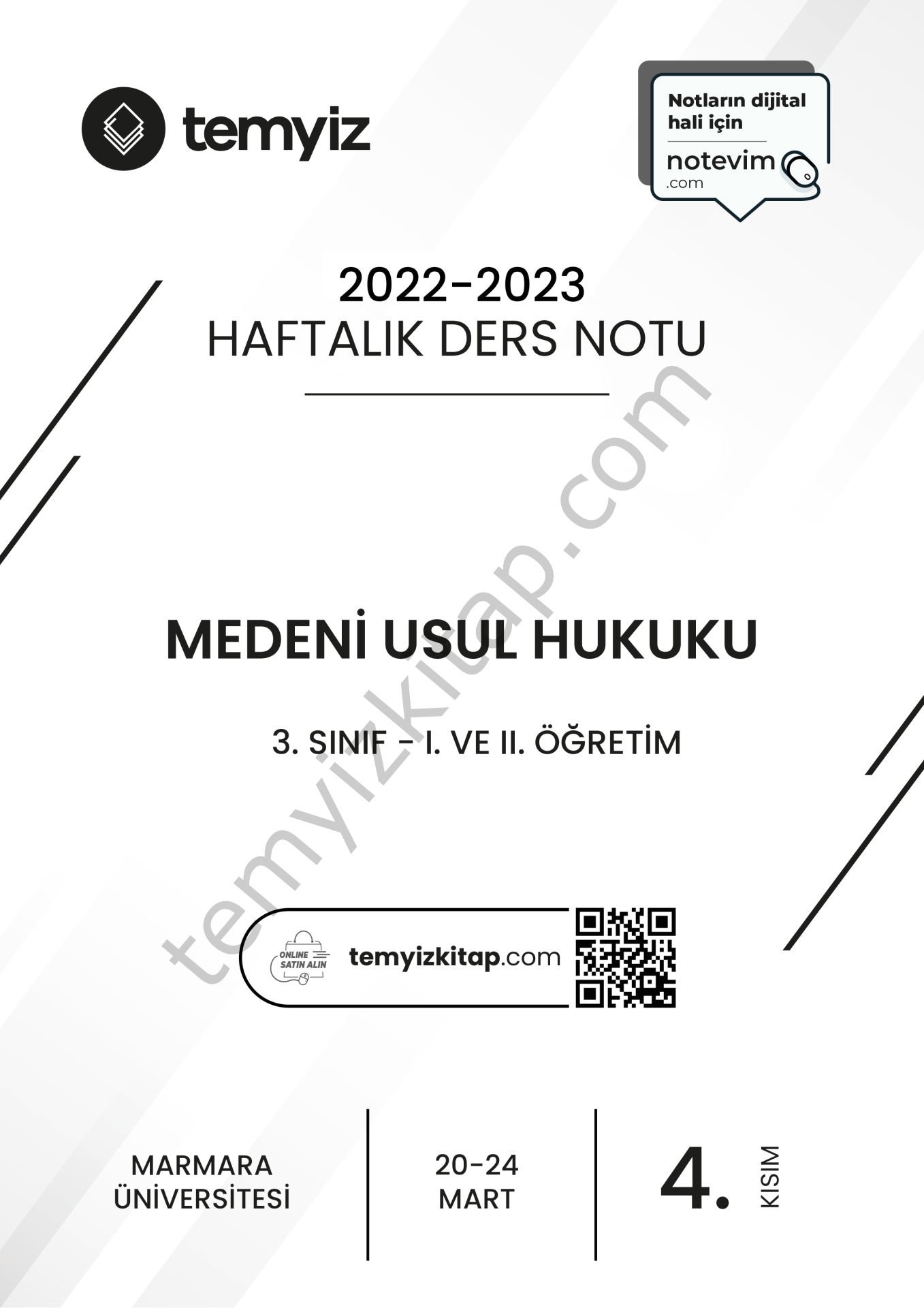 Medeni Usul Hukuku 22-23 Bahar 4