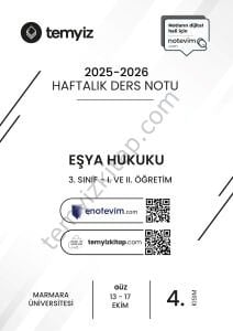 Eşya Hukuku 25-26 Güz 4