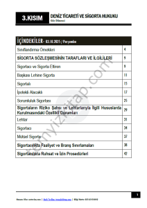 Deniz Ticareti ve Sigorta Hukuku 25-26 Güz 3