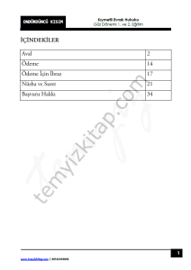 Kıymetli Evrak Hukuku 23-24 Güz 14